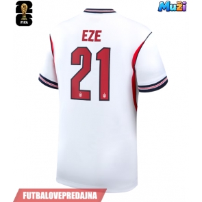 Lacne Muži Futbalové dres Anglicko Eberechi Eze #21 MS 2026 Krátky Rukáv - Domáci